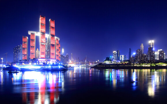 重庆朝天门夜景