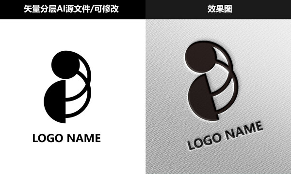 黑色形状logo