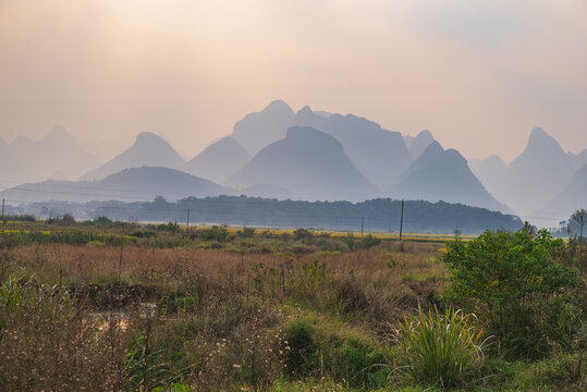 田园山景