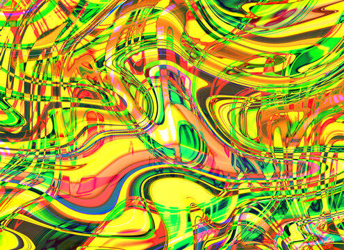 金色幾何條紋紋理