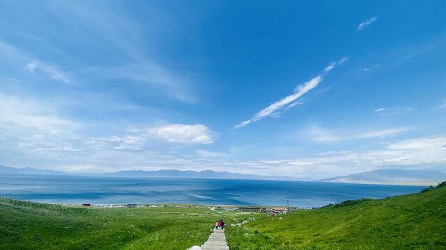 新疆赛里木湖自然风景