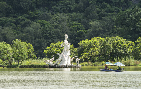 广东肇庆市端州仙女湖风景