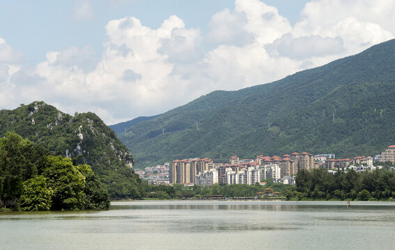 广东肇庆市端州仙女湖风景