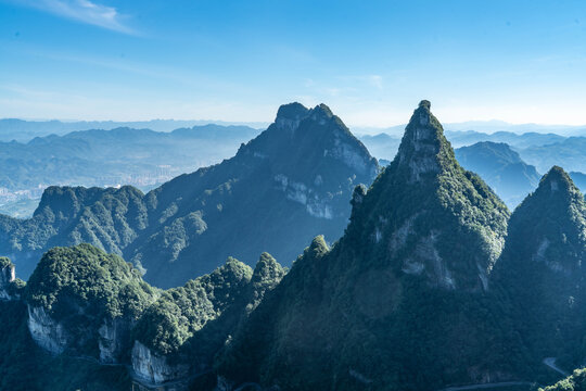 天门山景