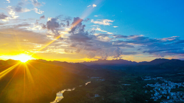 湖光山色