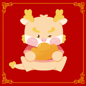 元寶龍年公仔Q版形象