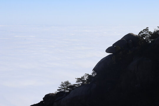 自然景观明月山景点高山美景