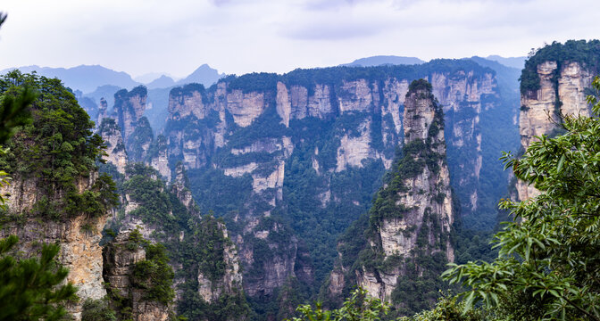 袁家界全景风光