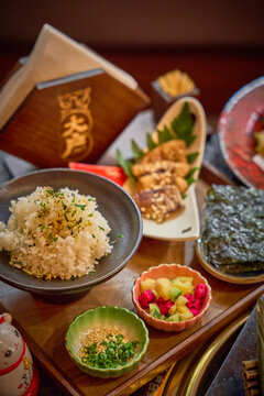 日韩海苔拌饭