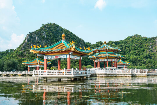 广东肇庆七星岩旅游