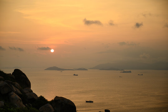 广东珠海外伶仃岛日出