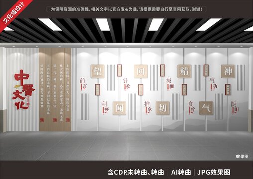 中醫(yī)文化展示展廳墻