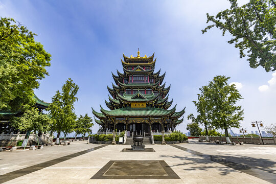 重庆主城最高观景台鸿恩阁