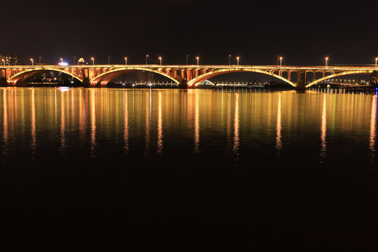 惠州东江河东江大桥夜景