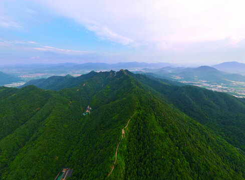 绍兴会稽山航拍