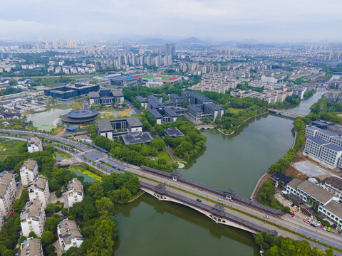 绍兴文理学院航拍