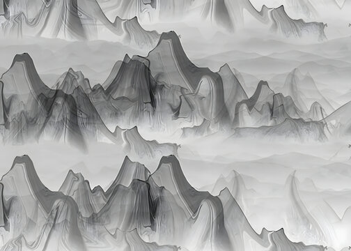 新中式山水畫