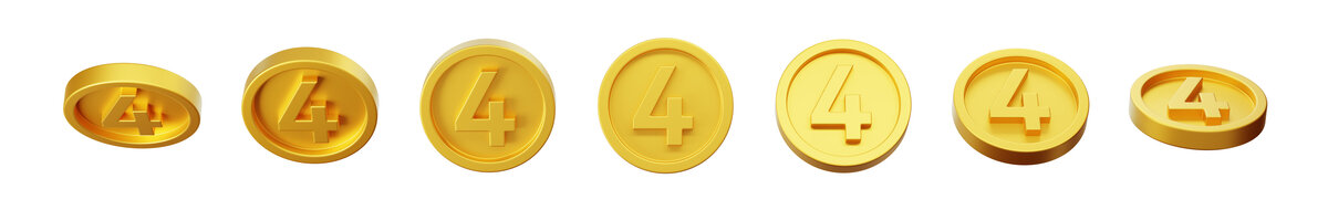 價(jià)值幸運(yùn)金幣金額數(shù)字獎(jiǎng)勵(lì)3D
