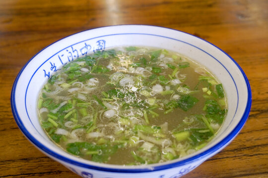 传统美食洛阳牛肉汤