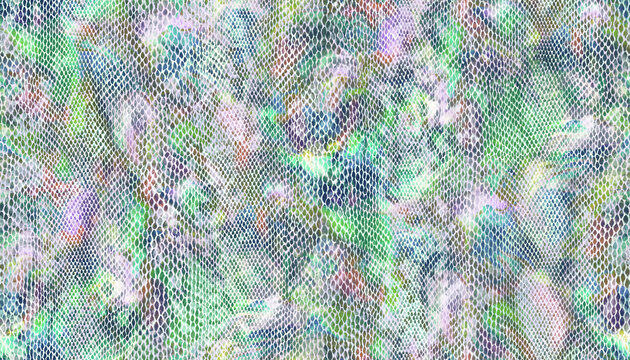 印花底紋蛇紋