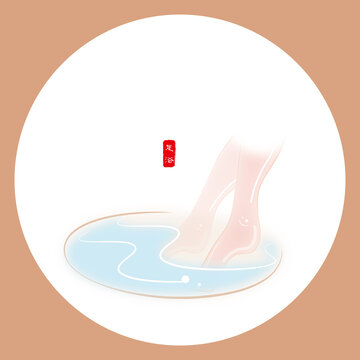 中醫(yī)足浴素材
