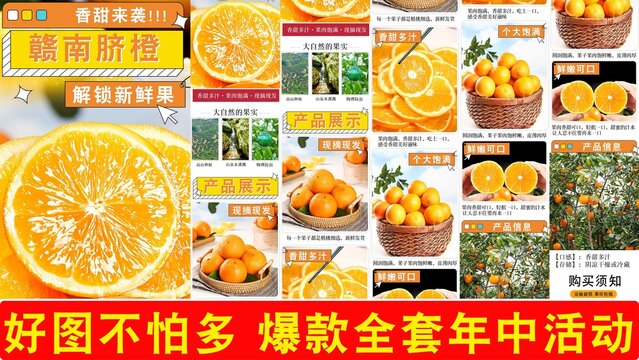 贛南臍橙詳情頁