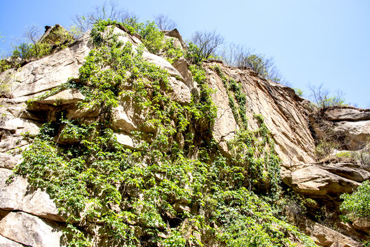 黑龙潭山崖