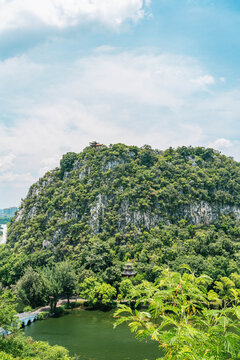 马鞍亭俯瞰风景