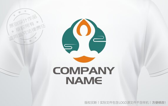 瑜伽館logo女性養(yǎng)生會(huì)所
