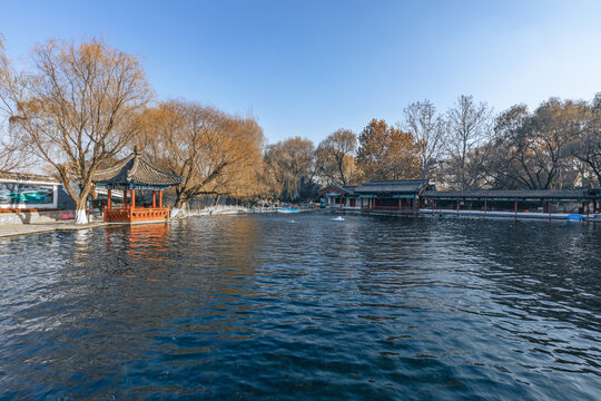 山东济南章丘百脉泉景区梅花泉