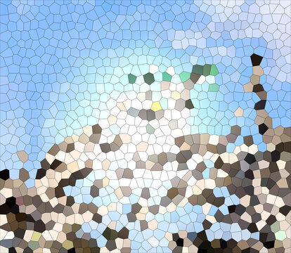 多邊形顏色背景