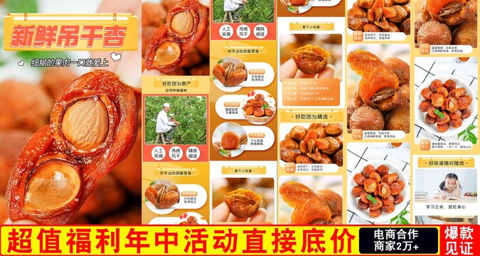 新鮮吊干杏詳情頁(yè)