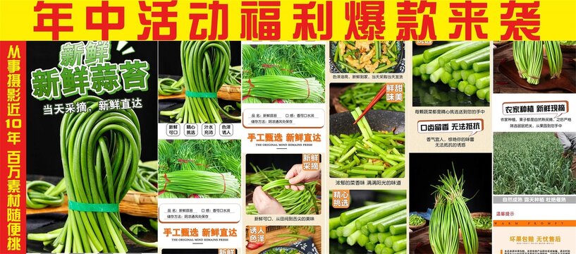 蒜薹詳情頁