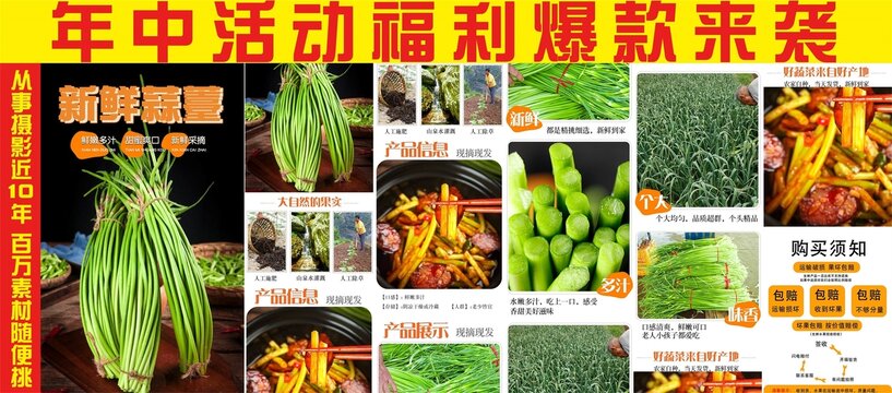 蒜薹詳情頁