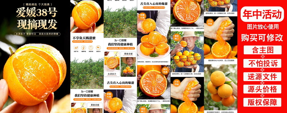 愛媛果凍橙詳情頁