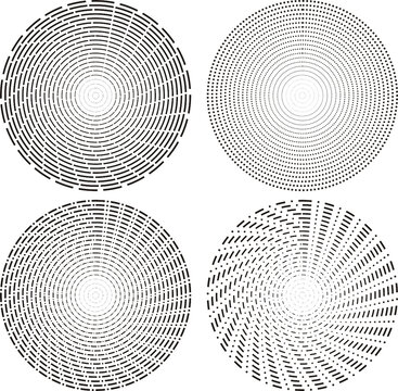 圆形冲孔纹