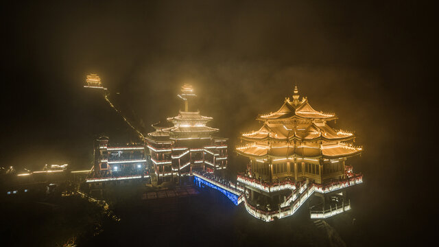 老君山夜景