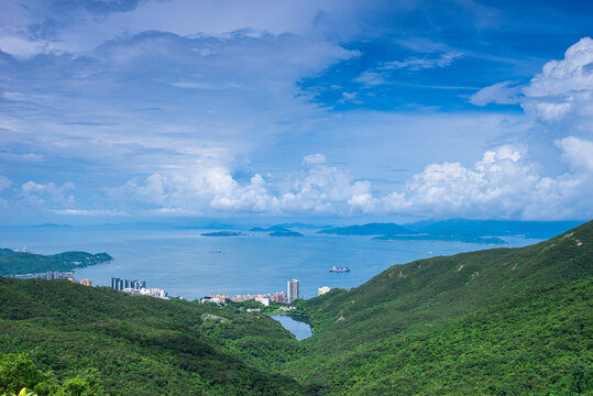 香港太平山海岛风景