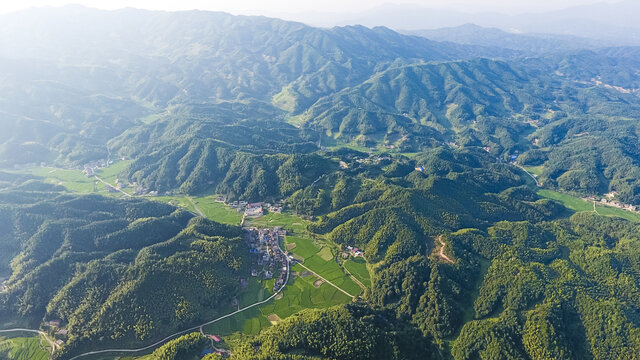 农村山川自然风貌