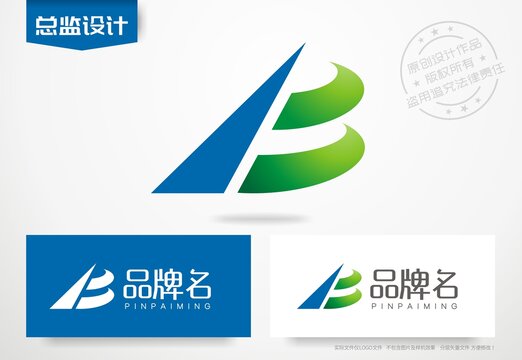 B字母logo字母B设计