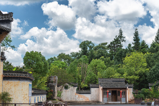 呈坎八卦村古建筑风光