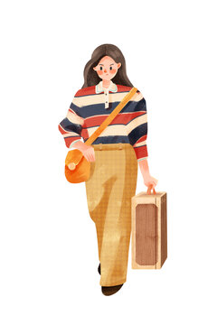 時尚穿搭女孩