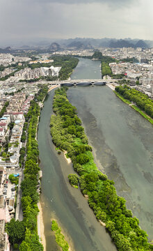 桂林漓江伏波山