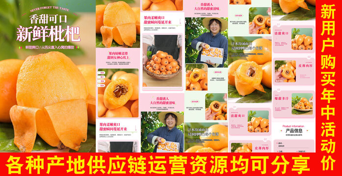 新鮮枇杷詳情頁