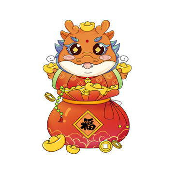 卡通龍