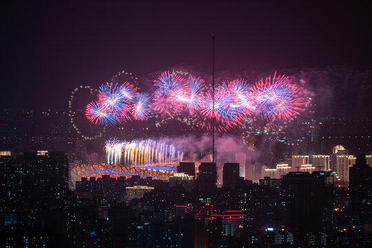 北京东奥会烟花