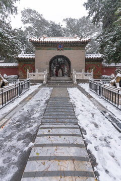 北京故宫雪景