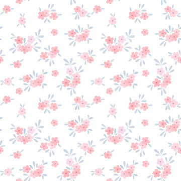 水彩碎花四方連續(xù)