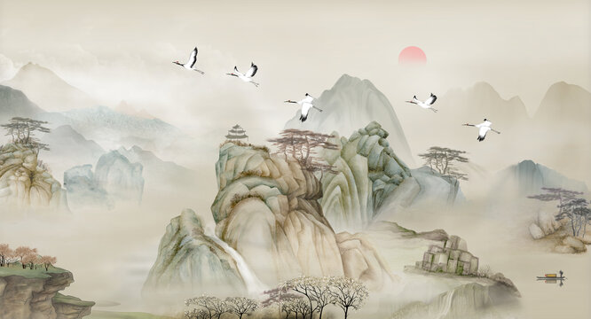 水墨畫(huà)