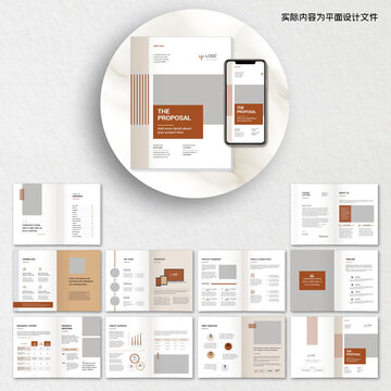 企業(yè)宣傳冊ai設(shè)計模板